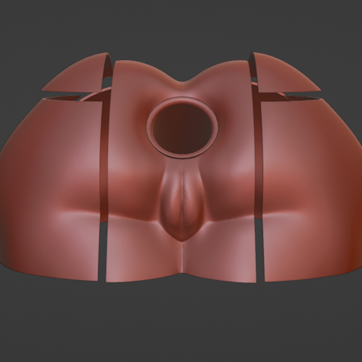 SEX DOLL / FLESHLIGHT HOLDER/MOUNT ANAL ( BIG BUTT) 3D File for 3D  printingCults