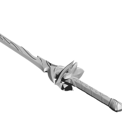 jdghd.png STL file genshin impact Kagotsurube Isshin kazuha sword 3D print model・3D print design to download