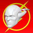 straight-face.png The Flash | Barry Allen | Head for Mcfarlane Figure