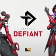 defiant.png Overwatch League Toronto Defiant Logo Keychain