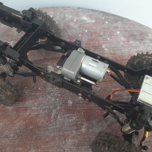 BASE PLATE GEARBOX MN78 FOR WPL C74 C74-1 V.1 3D model