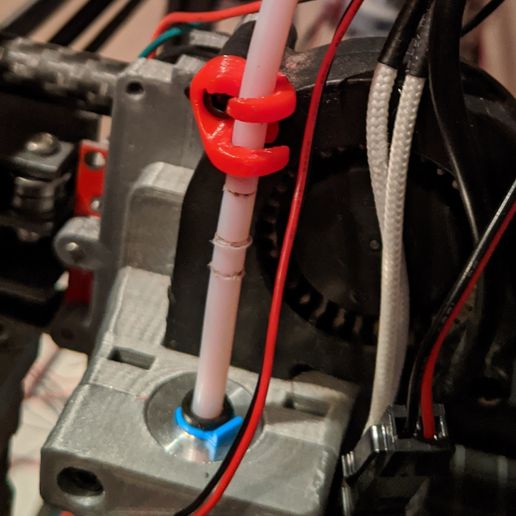 Bowden Tube Holder - 3D model önizlemesi