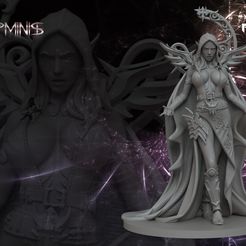 RANKA-VESTIDA.jpg Fichier STL GUERRIERS ELFES POUR RPG MARTEAU DE GUERRE・Design pour imprimante 3D à télécharger