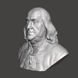 Benjamin-Franklin-2.png 3D Model of Benjamin Franklin - High-Quality STL File for 3D Printing (PERSONAL USE)
