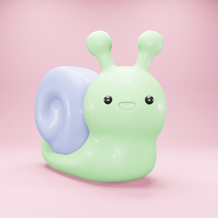 caracol_cute.png Archivo STL Caracol Cute Kawaii・Diseño de impresora 3D para descargar