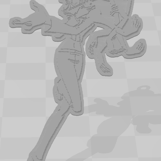 key ring robin 3D model