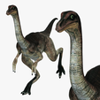 portada-0OLJ.png DOWNLOAD Dinogall 3D MODEL ANIMATED - BLENDER - 3DS MAX - CINEMA 4D - FBX - MAYA - UNITY - UNREAL - OBJ -  Animal & creature Fan Art People Dinogall Dinosaur Gallimimus Gallimimus Aquilamimus Archaeornithomimus