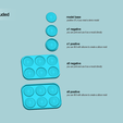 1-b.png 21 Cookie Mould Collection - Biscuit Silicon Molding