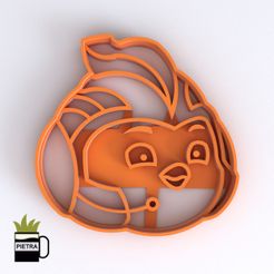 cults2.jpg MODÈLE D'IMPRESSION DE L'AILE SUPÉRIEURE D'UN MOULE À BISCUIT FONDANT RAPIDE