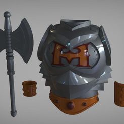Battle_armor.jpg STL file He-Man Battle armor real life scale cosplay・3D print design to download