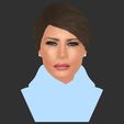 melania-trump-bust-ready-for-full-color-3d-printing-3d-model-obj-mtl-fbx-stl-wrl-wrz (20).jpg Melania Trump bust ready for full color 3D printing