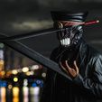 IMG_0133.jpeg Chainsaw Man Cosplay Helmet - Katana Man - Halloween Costume