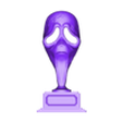 view only3.stl Troféu Melhor Máscara - Prémio de Halloween / Baile de máscaras imprimível em 3D