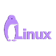 linux logo_stl.stl linux logo