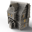 22.png Medieval Architecture - two story house with porch