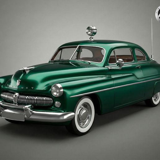 Mercury-Eight-1949-Classic-American-Sedan-3D-Model-3D-print-model-111112.jpg 1949 Mercury Eight Classic Sedan - Iconic American "Lead Sled" 3D Print Model
