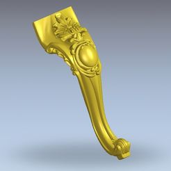 1.jpg Free STL file Package of many chair and table foot from renaissance decoraiton・Object to download and to 3D print