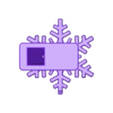 stocking holder (1).stl snowflake stocking holder