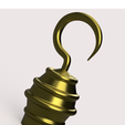 croco-123.png Sir Crocodile's Hook, Herr 0 - Ein Stück