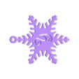 Y.stl Snowflake ornaments with letters