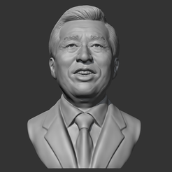 01.png OBJ file Kim Dae-jung 3D print model・3D printing idea to download, sangho