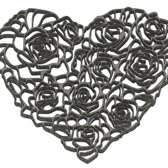 rose-3d.png STL file mothers day rose decoration・3D printing idea to download