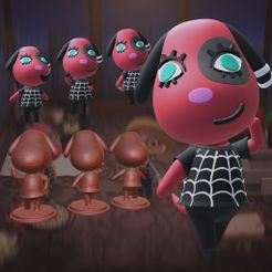 cults3D-12.jpg Animal Crossing Cherry Figurine Miniature