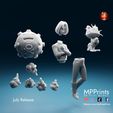 clay-exploded-copy.jpg James, Koffing e Meowth - com suporte