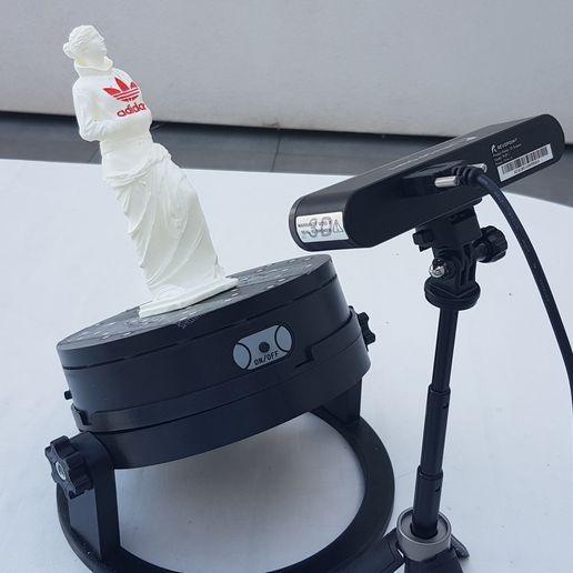 STL file Revopoint double axis turntable 🔧 ・3D printer model to ...