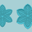 01.png STL file Violet Leaf - Molding Arrangement EVA Foam Craft・3D printing idea to download, gui_sommer