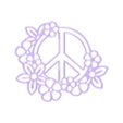 peace withe Flower.stl Peace NO WAR (Pack)
