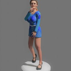 vestido-corto.jpg Chica Pseudo Anime con vestido corto