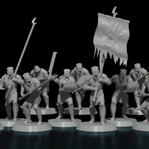 Dark-Orc-Patrol.png Mão branca Orc das trevas Linha da frente