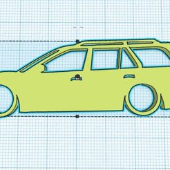 Web-capture_28-11-2023_13172_www.tinkercad.com.jpeg Mitsubishi Galant Legnum Wagon Silhouette Keyring
