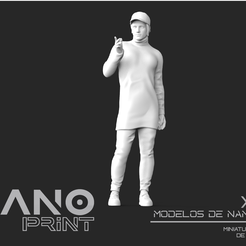 Artboard-2-copy-3.png Archivo STL chica con gorra・Modelo para descargar y imprimir en 3D