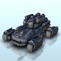1.jpg STL file Tracked SF tank 29 - Vehicle tank SF Science-Fiction・3D printable design to download