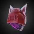 KitsuneHoodBack34Right.jpg Destiny 2 Kitsune Warlock Helmet for Cosplay