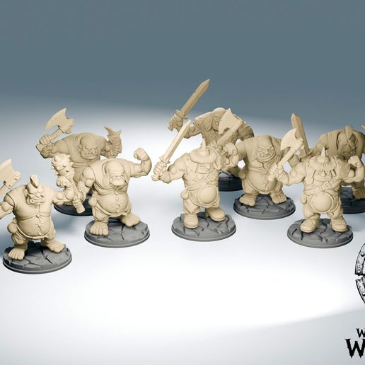 Older Miniatures - Ogres 1