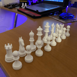 Display_image1.png Free STL file Generic Chess Set (Supportless!)・3D printer design to download, ULTIMATE3DPrinting