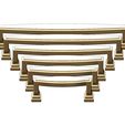 Oval-top-Contemporary-mission-style-brass-Kitchen-cabinet-drawer-handles-pulls-size80-100-120-150-18.jpg Cabinet drawer handle and pull N016 3D print model