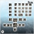 5.jpg Large modular set of cave galleries for dungeon with evil accessories (1) - Medieval Gothic D&D RPG Feudal Old Archaic Saga 28mm 15mm