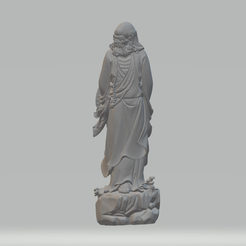 1.png Bodhidharma 3D Model 3D print model