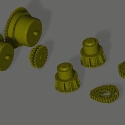 STL-Datei Abstandshalter Dämpfer D1 Tamiya Gruppe C 👽  kostenlos・3D-druckbare Vorlage zum herunterladen・Cults