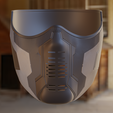WINTER-1.png Winter Soldier Bucky White Wolf Mask STL FILE