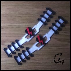 strajk kobiet mask strap.jpg Free STL file 'Strajk Kobiet' mask strap・3D printable model to download