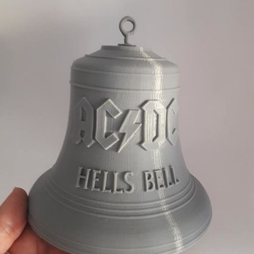 🔔 ACDC BELL MUSIC・Free STL File for ・Cults
