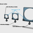fan holder.png Fichier 3D Bras universel・Modèle imprimable en 3D à télécharger