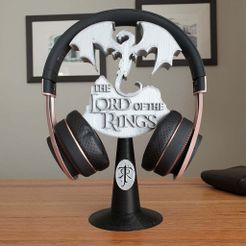 20201013_162545.jpg Free STL file Lord of the Rings Headphone Stand・3D printing template to download