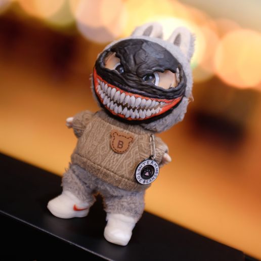 👾 Labubu Accessories -Venom Mask (With Eyeholes and No eyeholes)・ STL ...