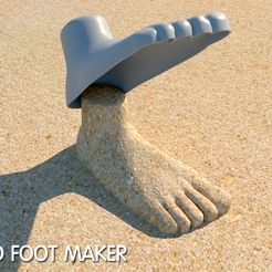 sum.jpg Download free STL file sand foot maker • 3D printable model, kimjh